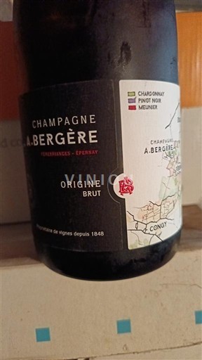 Champagne Sâm-panh A. Bergère Origine Brut Không niên vụ