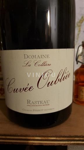 Valle del Rodano Rasteau Domaine La Collière Oubliée 2015