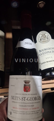Bourgogne Nuits-saint-georges Domaine Prieuré Vieilles Vignes 2018