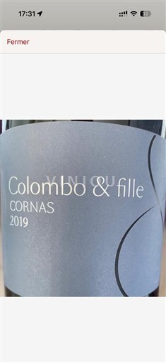 Údolí Rhôny Cornas Colombo & Fille 2019