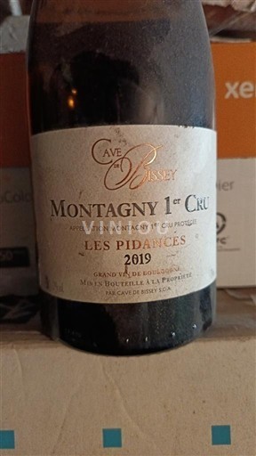 Bourgogne Montagny Premier Cru Cave de Bissey Les Pidances 2019