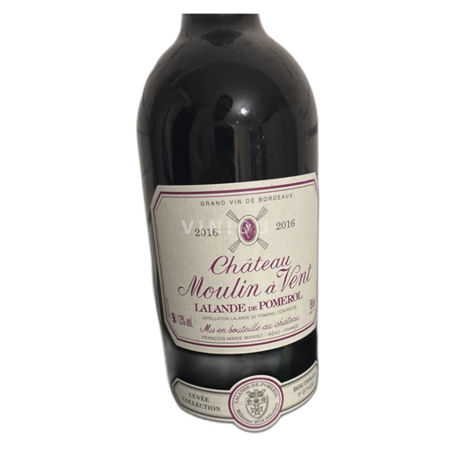 Burdeos Lalande-de-Pomerol Château Moulin à Vent Collection 2016