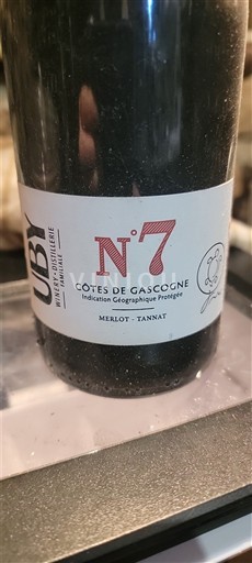 Sudoeste Côtes de Gascogne Domaine Uby N°7 2019