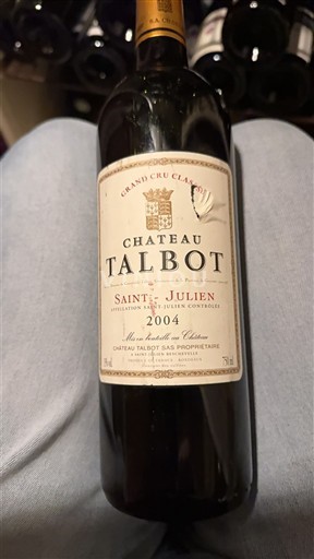 Bordeaux Saint-Julien Grand Cru Château Talbot 2004