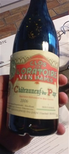 Thung lũng Rhône Châteauneuf-du-pape Clos de l'Oratoire des Papes 2006