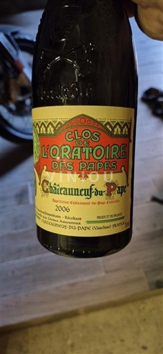 Thung lũng Rhône Châteauneuf-du-pape Clos de l'Oratoire des Papes 2006