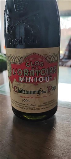 Rhônevallei Châteauneuf-du-Pape Clos de l'Oratoire des Papes 2006