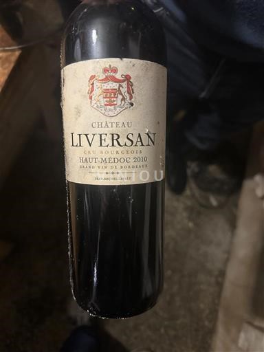 Bordeaux Haut-Médoc Château Liversan 2010