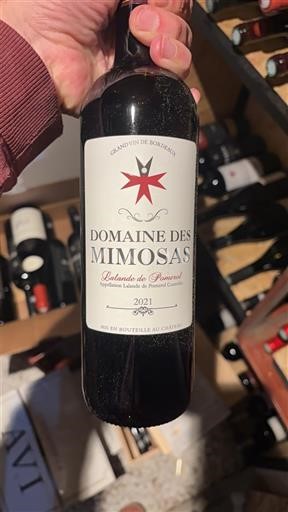 Bordeaux Blaye-Côtes-de-Bordeaux Domaine Des Mimosas 2021