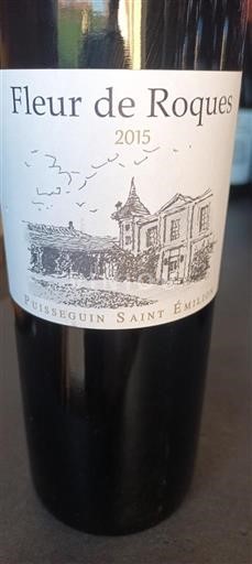 Burdeos Puisseguin-saint-émilion Fleur de Roques 2015