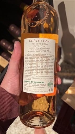 Linguadoca e Rossiglione Paese d'Oc Le Petit Pont Réserve 2020