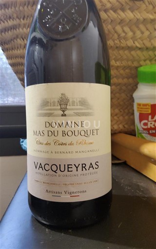 Rhônevallei Vacqueyras Domaine Mas du Bouquet Niet-geïntegreerd