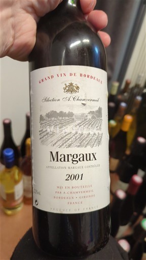 Bordeaux Margaux Chaumireau Sélection A Chaumireau 2001