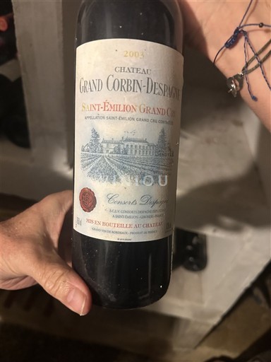 Bordeaux Saint-Émilion Grand Cru Château Grand Corbin-Despagne 2003