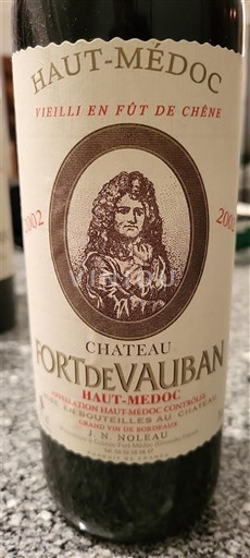 Bordeaux Haut-Médoc Château Fort de Vauban 2002