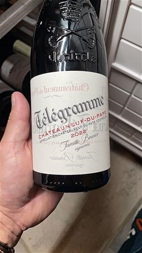 Rhône-dalen Châteauneuf-du-Pape Vieux Télégraphe Télégramme 2022