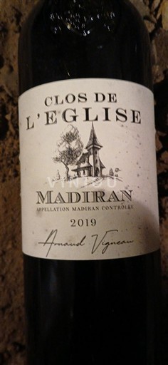 Tây Nam Madiran Clos de L'Eglise 2019