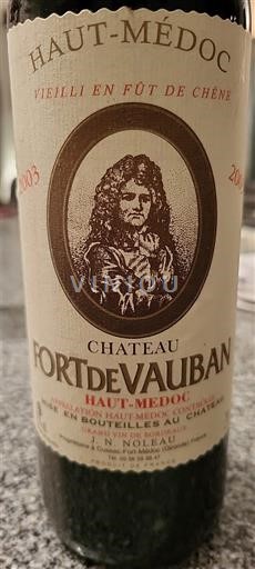 Bordeaux Haut-Médoc Château Fort de Vauban 2003