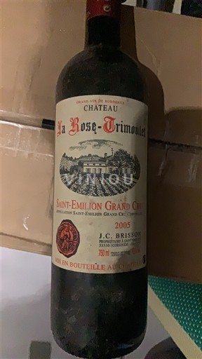 Bordeaux Saint-Émilion Grand Cru Grand Cru Château La Rose Trimoulet 2005
