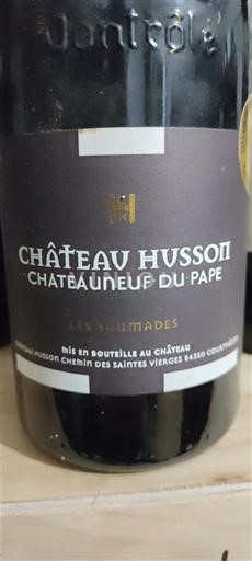 Thung lũng Rhône Châteauneuf-du-pape Château Husson Les Sommades 2013