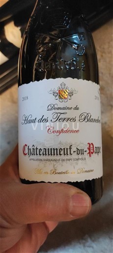 Thung lũng Rhône Châteauneuf-du-pape Domaine Haut des Terres Blanches Confidence 2018
