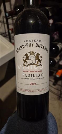 Bordeaux Pauillac Grand Cru Château Grand-Puy Ducasse 2010