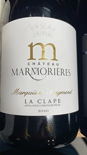 Languedoc La Clape Château Marmorières Marquis de Raymond 2020