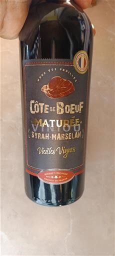 Langvedok Ni doloceno Côte de Boeuf Maturée Syrah-Marselan Vieilles Vignes 2023