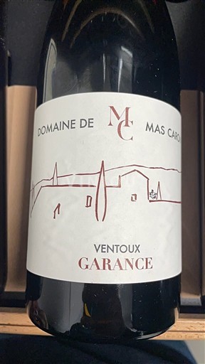 Valle del Ródano Ventoux Domaine Mas Caron Garance 2019