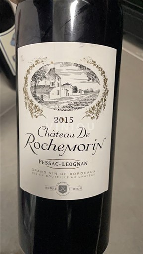 Bordeaux Pessac-Léognan Château Rochemorin 2015
