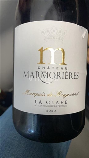 Languedoc La Clape Château Marmorières Marquis de Raymond 2020