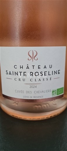 Provence Côtes-de-Provence Cru Classé Château Sainte Roseline des Chevaliers 2024