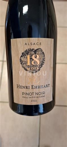 Alsace Henri Ehrhart 18 Mois Vieilli en Fût de Chêne 2022