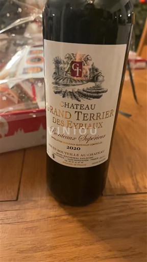 Burdeos Bordeaux superior Château Grand Terrier des Eyriaux 2020