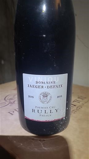 Burgundsko Rully Premier Cru Domaine Jaeger-Defaix Préaux 2015