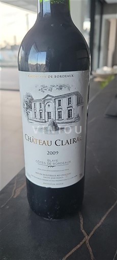 Burdeos Blaye-Côtes de Burdeos Château Clairac 2009