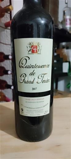 Bordéus Bordeaux Superior Grand Terices Quintessence 2017