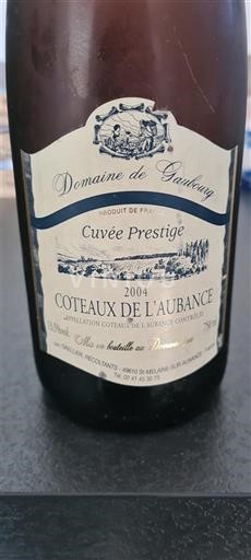 Thung lũng sông Loire Coteaux-de-l'aubance Domaine Gouisnay Prestige 2004