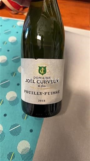 Borgogna Pouilly-fuissé Domaine Joël Curveux & Fils 2018