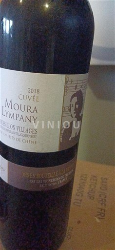 Roussillon Côtes del Roussillon Villages Moura Lympany 2018