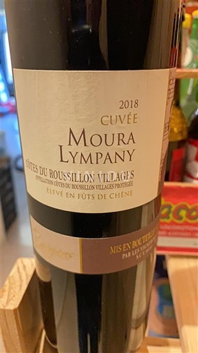 Víno Rouge sec Moura Lympany 2018 Francie Roussillon Côtes du Roussillon Villages AOC