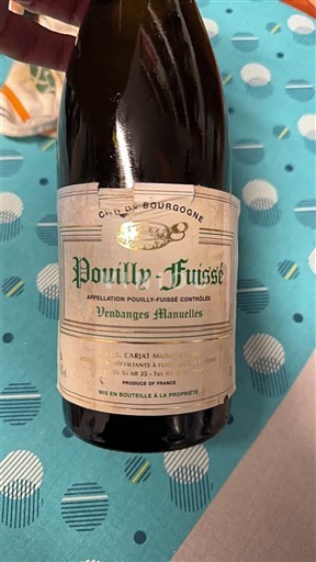 Borgogna Pouilly-fuissé Carjat Michel Vendanges Manuelles Senza annata