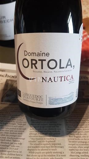 Langvedok Ni doloceno Domaine Ortola Nautica 2022
