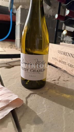 Viner Blanc sec Domaine Millet 2023 Frankrike Burgund Petit-chablis AOC
