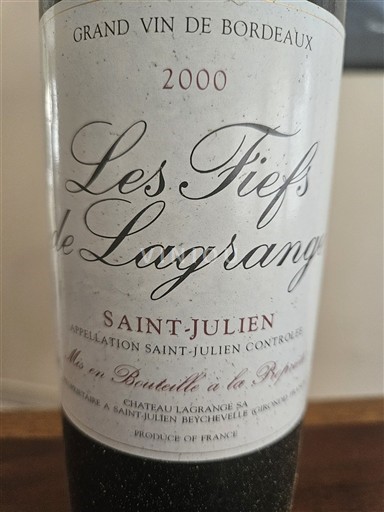 Bordeaux Saint-Julien Château Lagrange Les Fiefs de Lagrange 2000