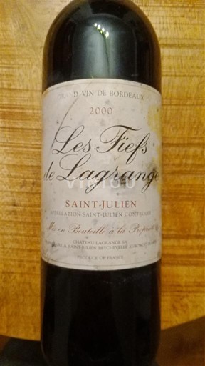 Bordoja Saint-Julien Château Lagrange Les Fiefs de Lagrange 2000