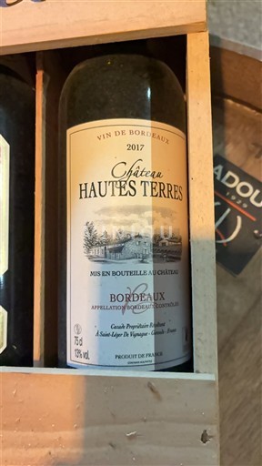 Bordeaux Château Hautes Terres 2017