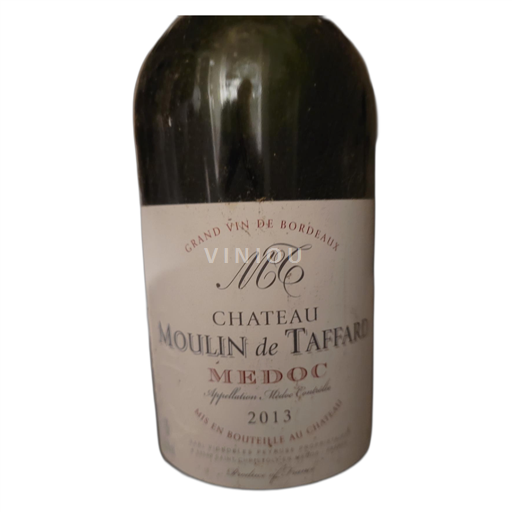 Vin Rouge sec Château Moulin de Taffard 2013 France Bordeaux Médoc AOC