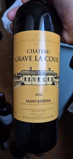 Bordeaux Saint-Estèphe Château Grave La Cour 2016