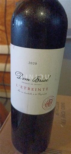 Roussillon Côtes-du-Roussillon Dom Brial L'Etreinte 2020